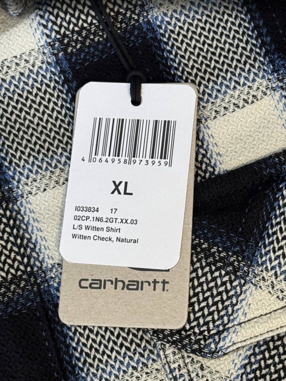 BNWT Carhartt WIP Witten Flannel Shirt Jacket XL - Picture 3 of 4